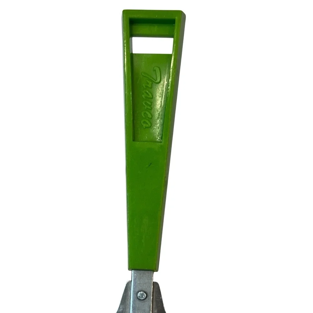 Vintage Travco Cheese Slicer Green Planer With Embossed‎ Daisy Flower Handle MCM